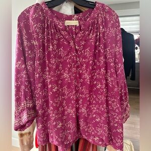 Floral Pink Blouse